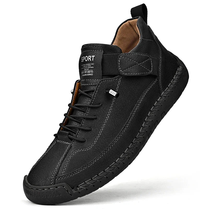 Mocasines de cuero genuino