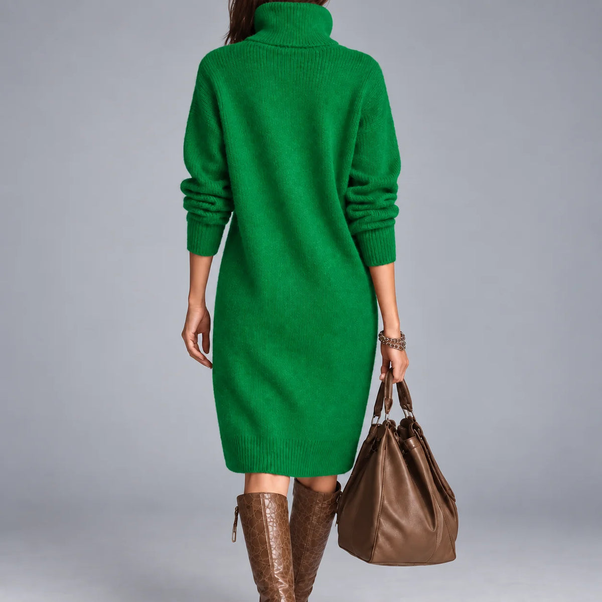 Elyon | Vestido jersey de punto gofre