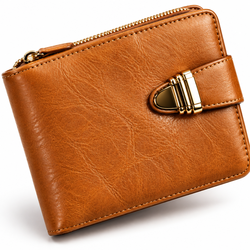 Cartera marrón hero blanco