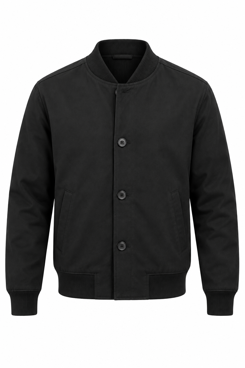 Chaqueta negra 3 botones