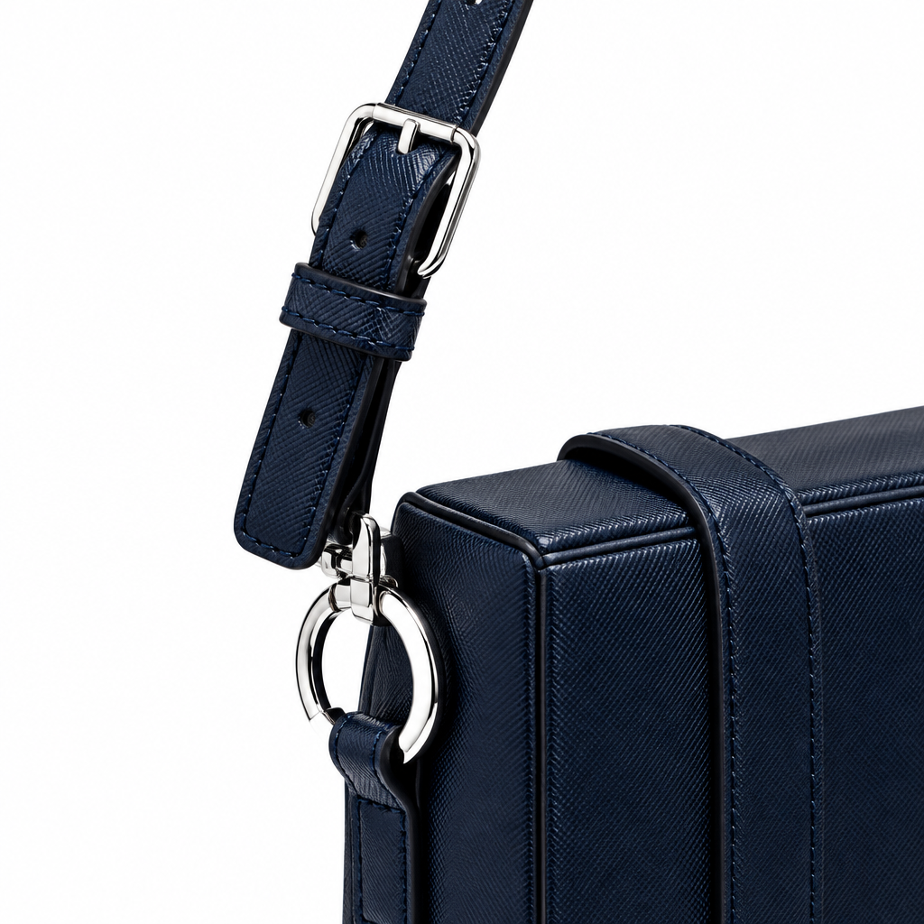 Detalle argolla azul