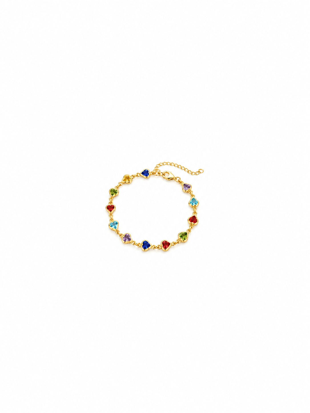 Pulsera con colgante de corazón