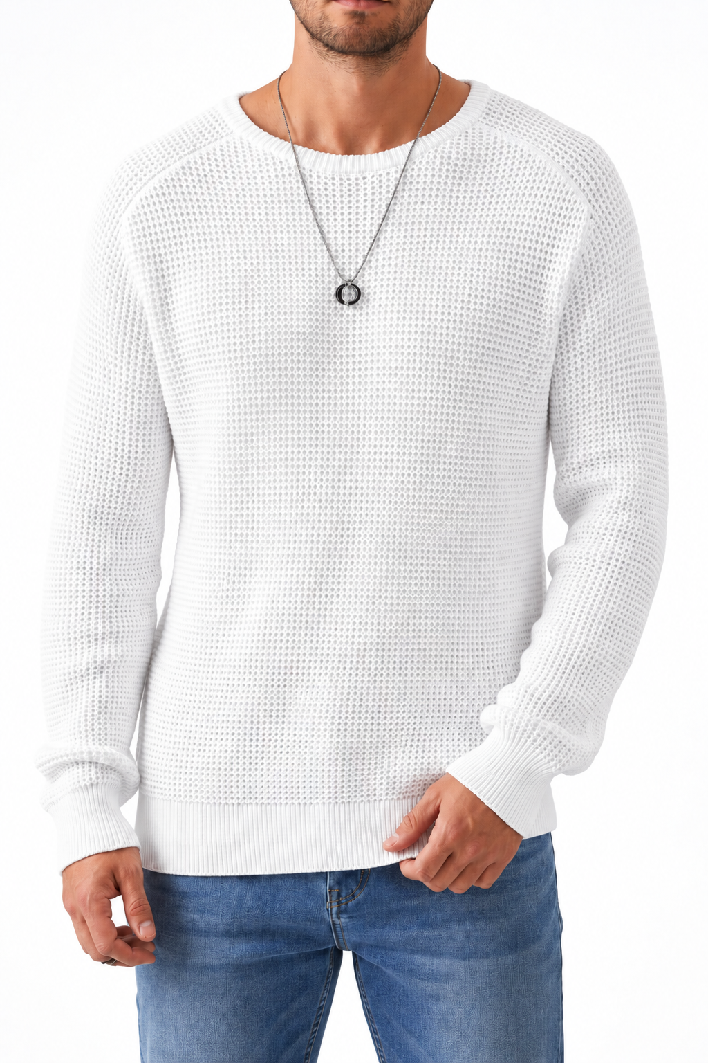 Jersey de punto gofrado