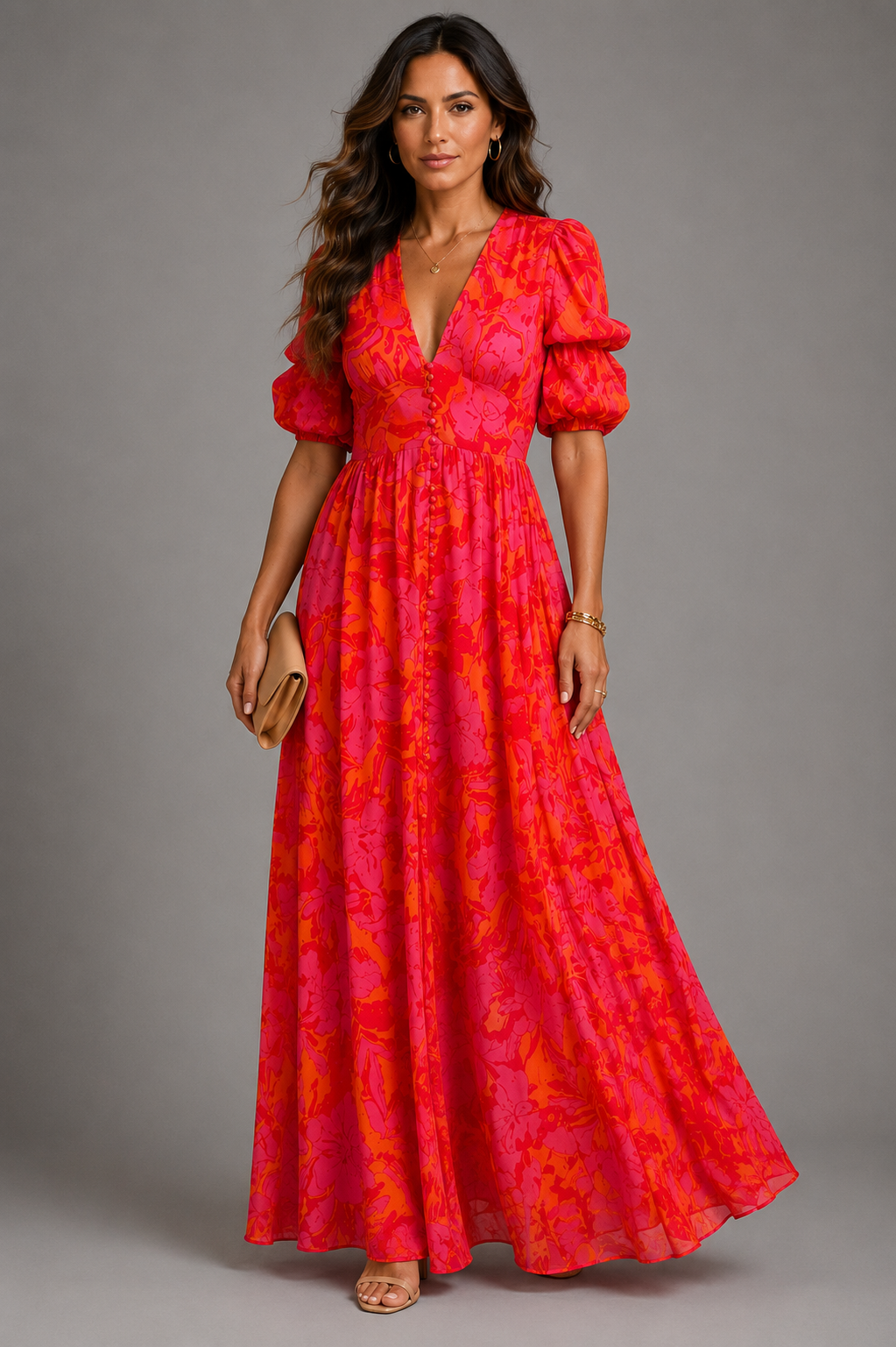 Olympe | Vestido fluido bicolor