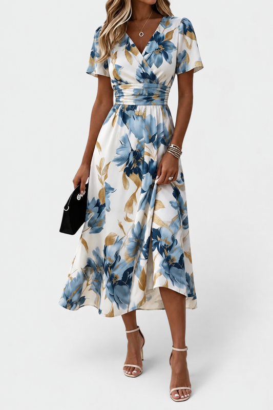 Denise | Vestido midi floral