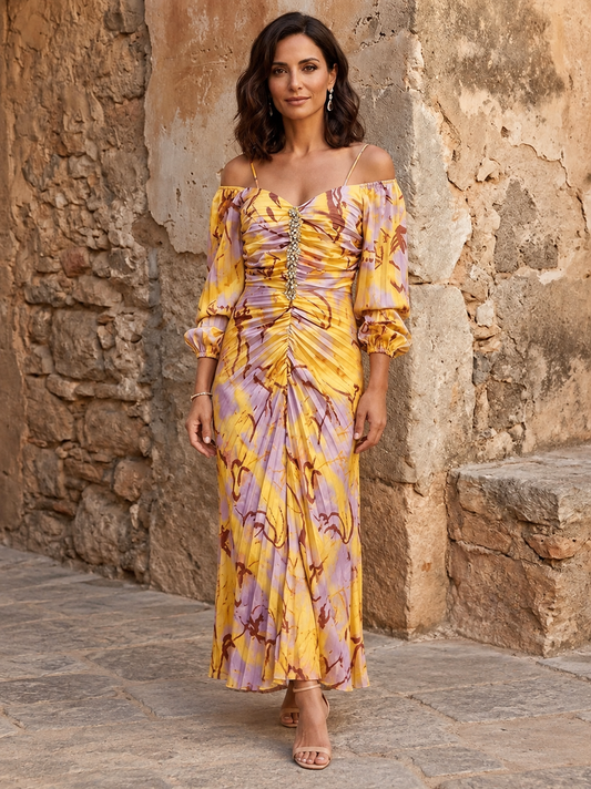 Gregoria | Vestido largo floral