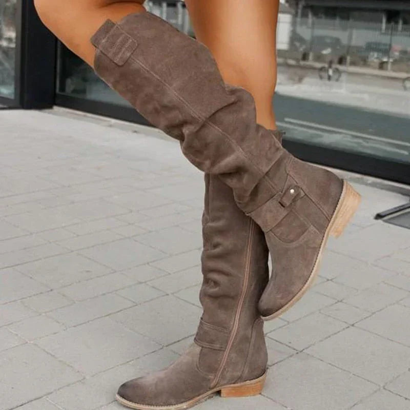 Botas altas efecto ante