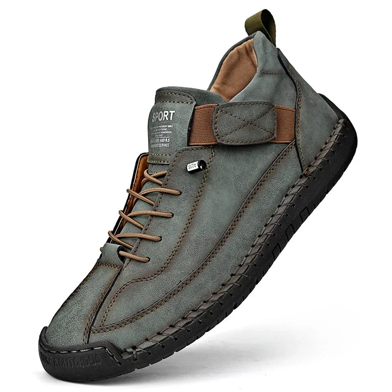 Mocasines de cuero genuino