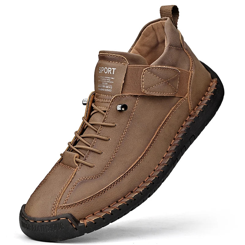 Mocasines de cuero genuino