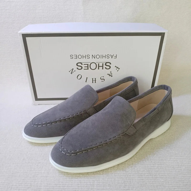 Mocasines Clásicos de Ante para Hombre
