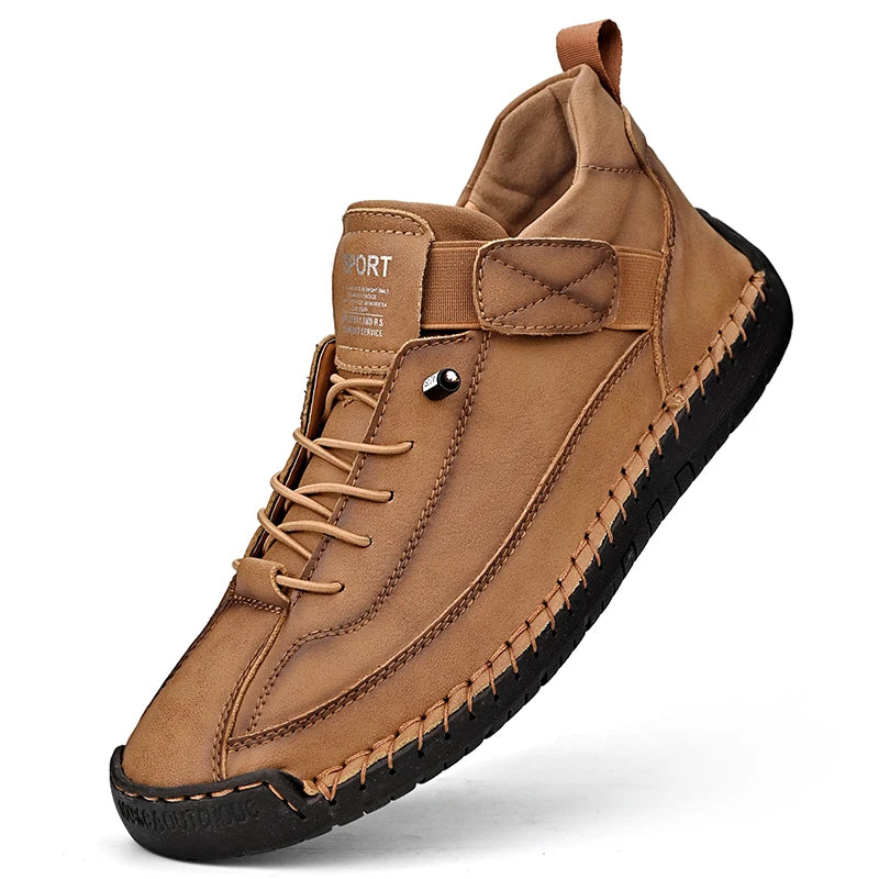Mocasines de cuero genuino