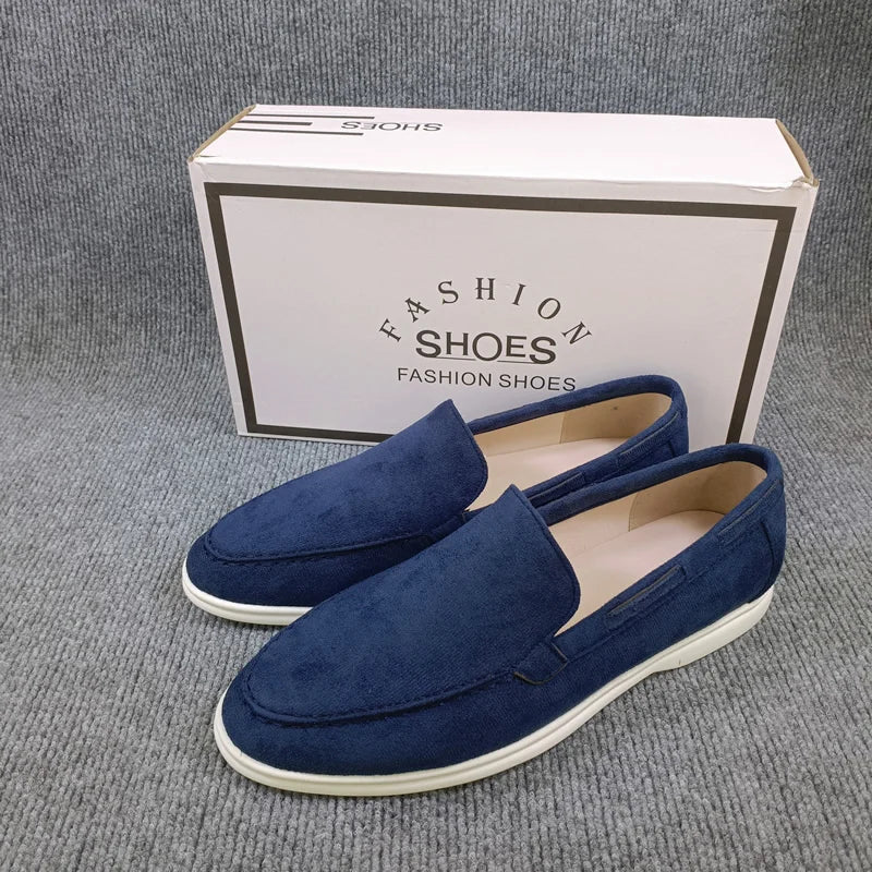 Mocasines Clásicos de Ante para Hombre