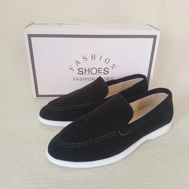 Mocasines Clásicos de Ante para Hombre