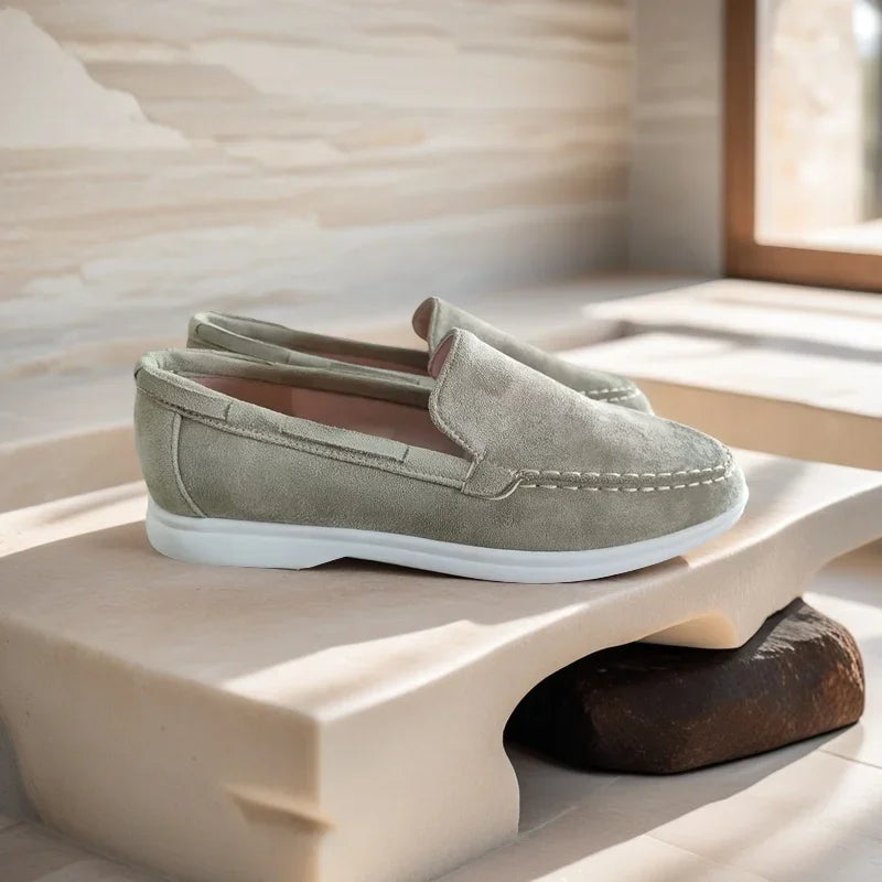Mocasines Clásicos de Ante para Hombre