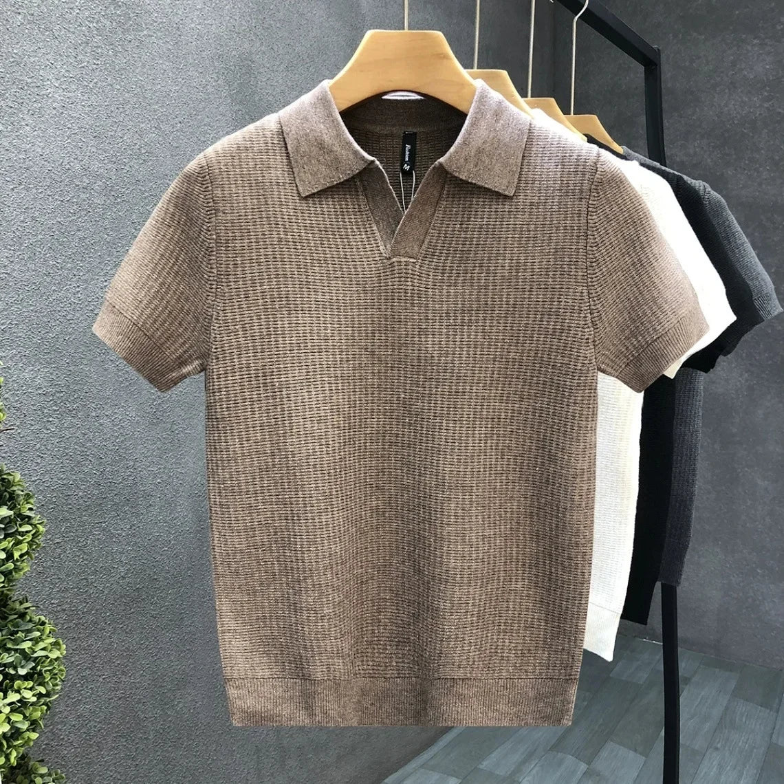 Polo de punto transpirable