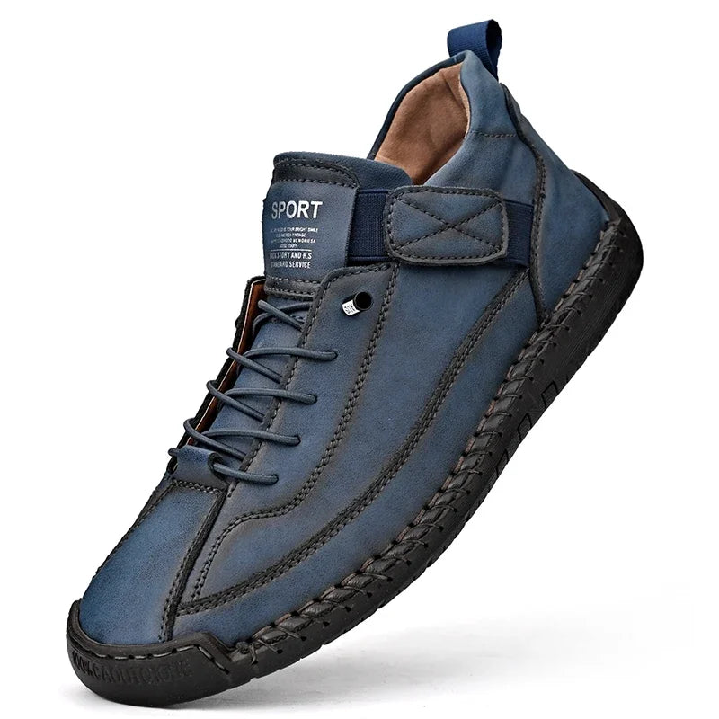 Mocasines de cuero genuino