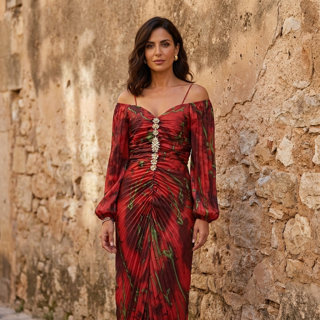 Gregoria | Vestido largo floral