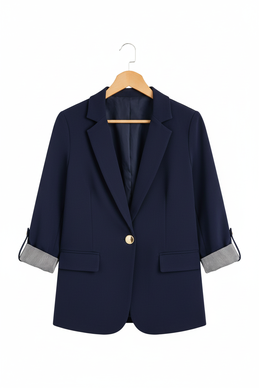 Blazer azul marino percha uniforme