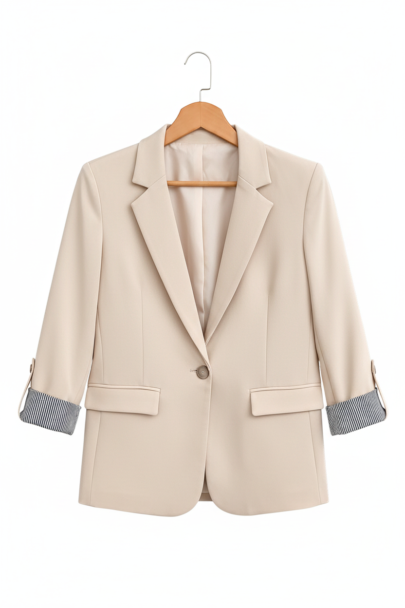 Blazer beige percha uniforme