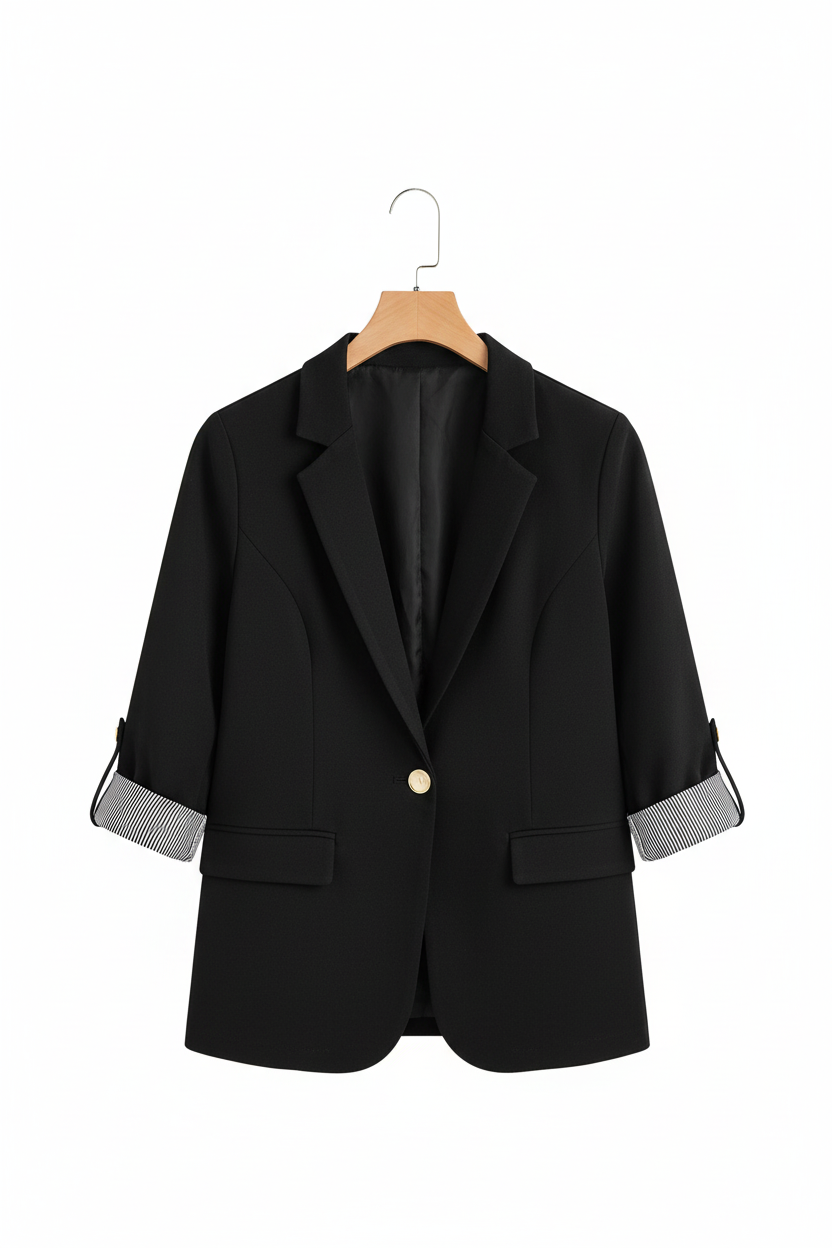 Blazer negro percha uniforme