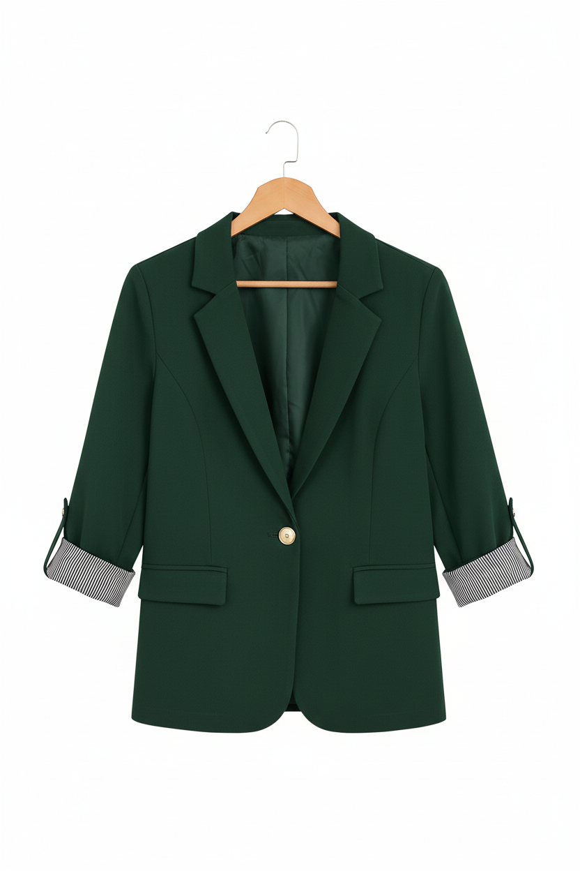 Blazer verde percha uniforme