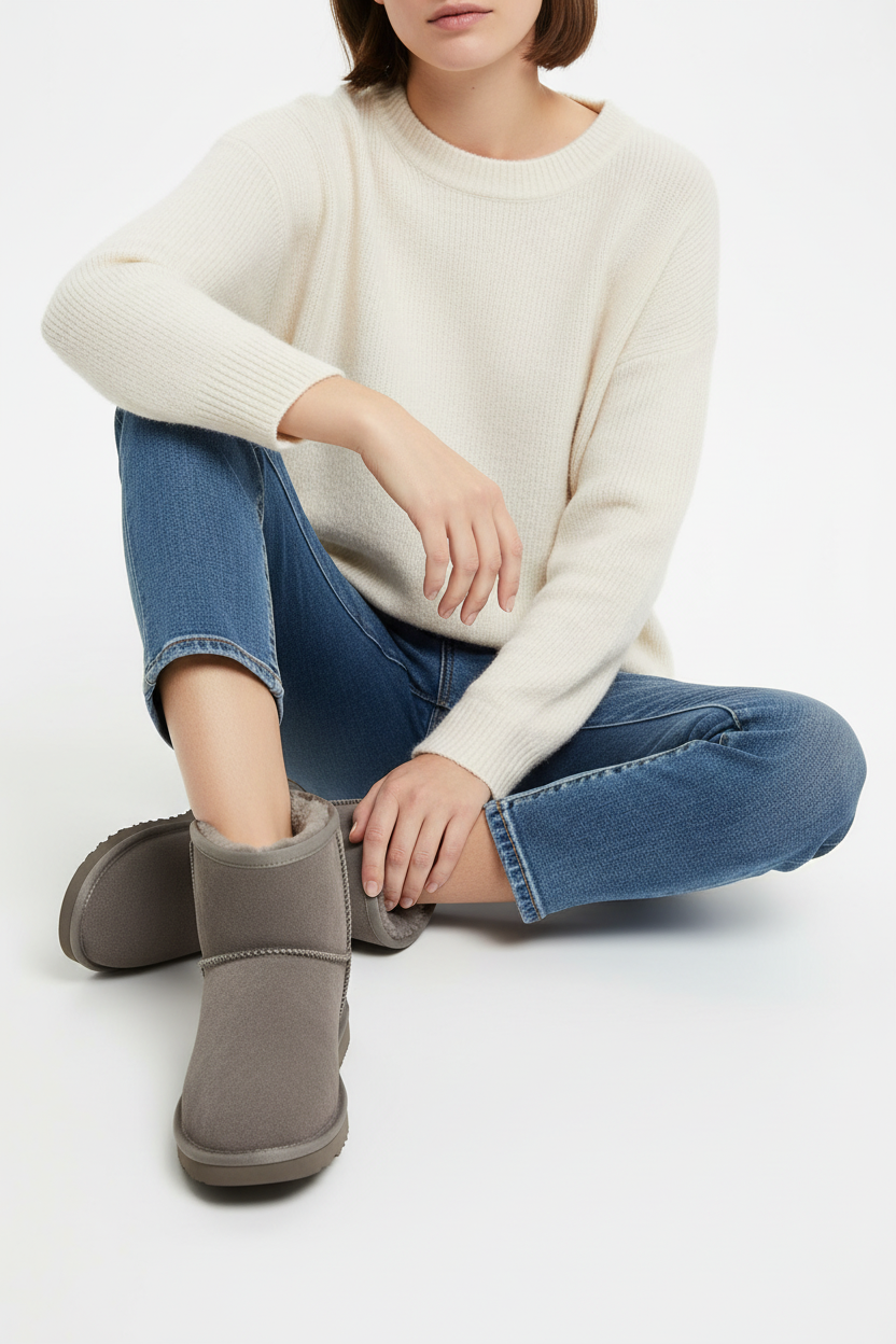 Bota gris creativa