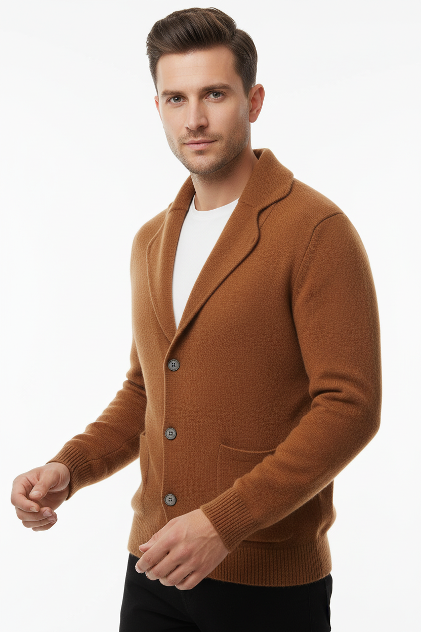 Cardigan camel