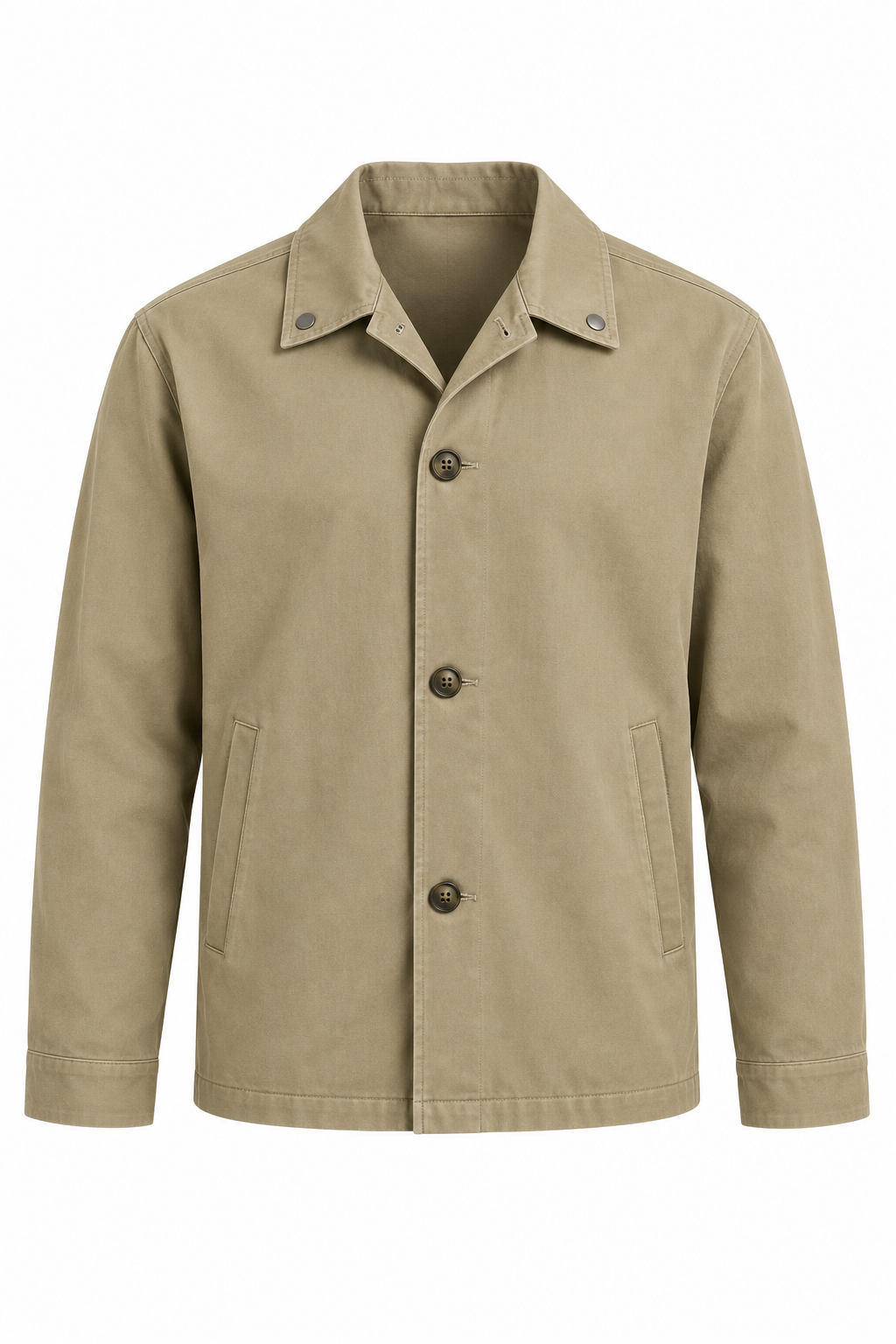 Chaqueta beige 3 botones