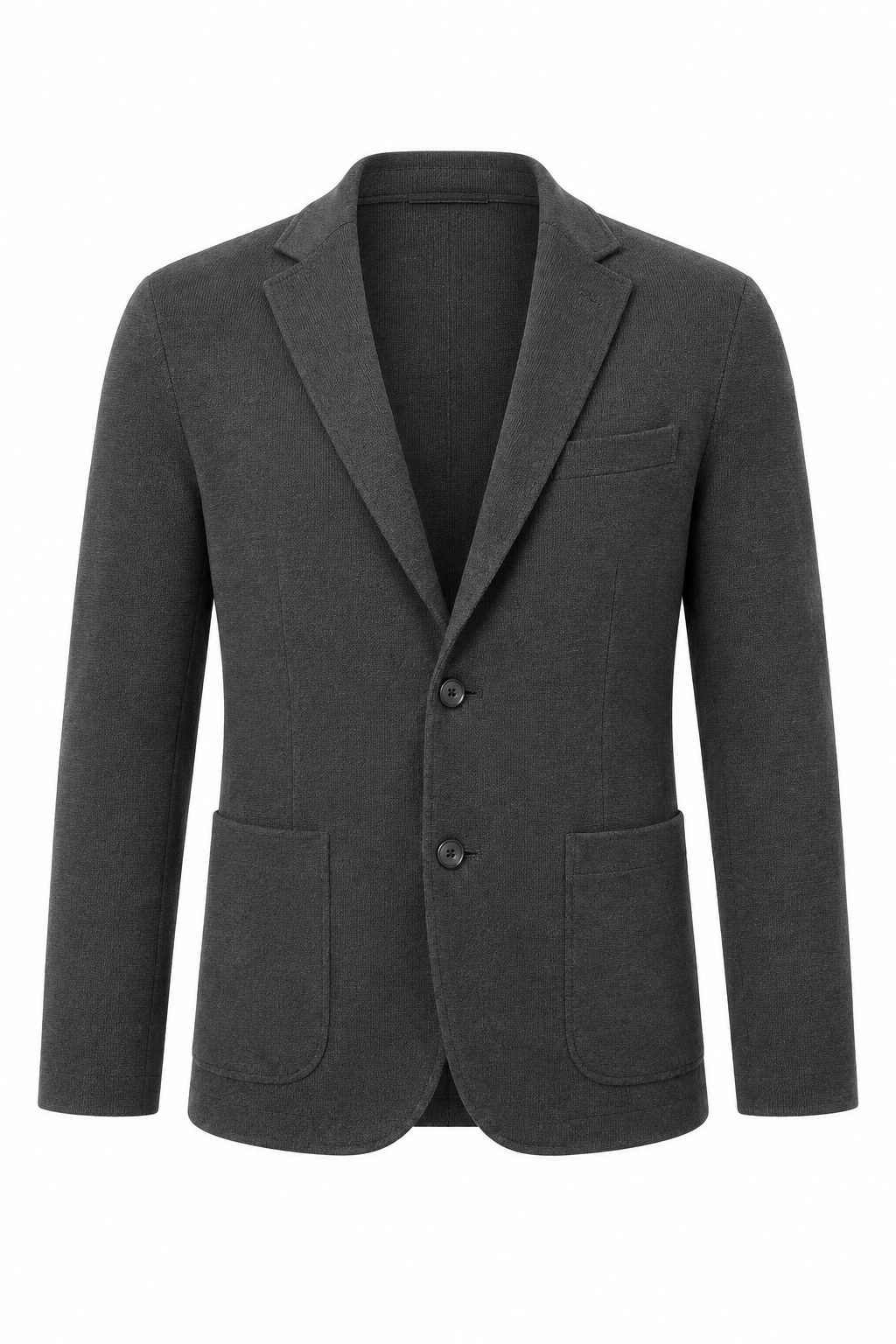 Chaqueta gris fondo blanco