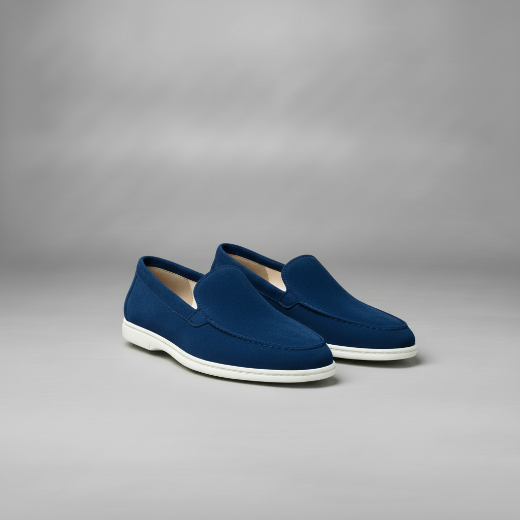 Clean Electric Blue Loafer