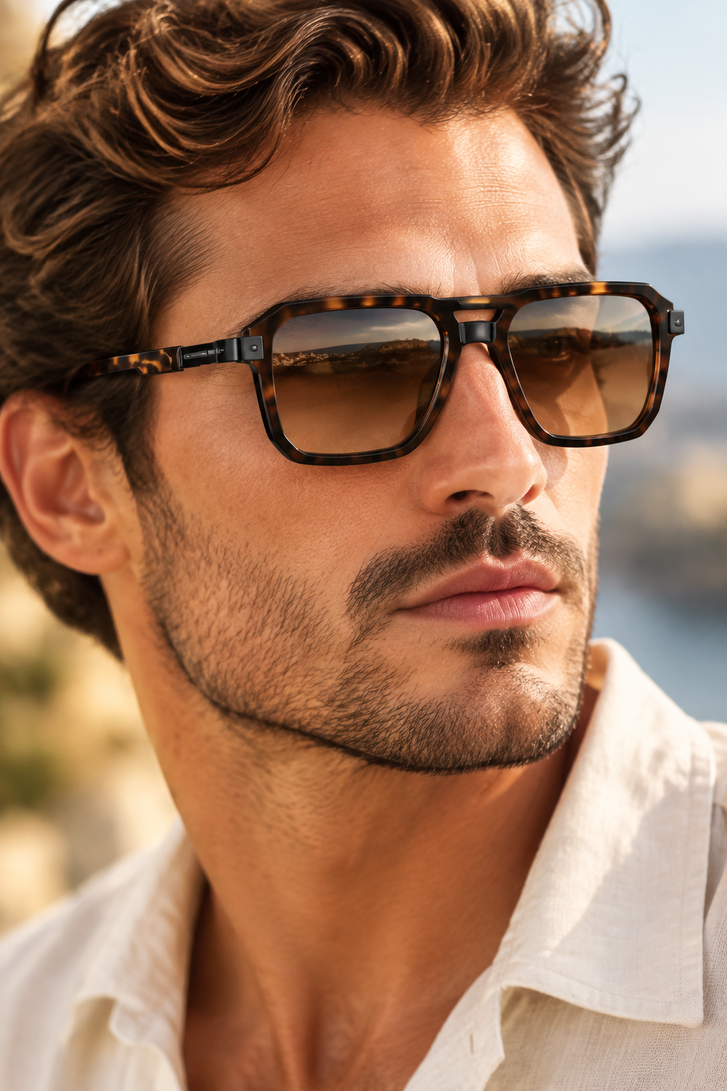 Gafas carey oscuro modelo