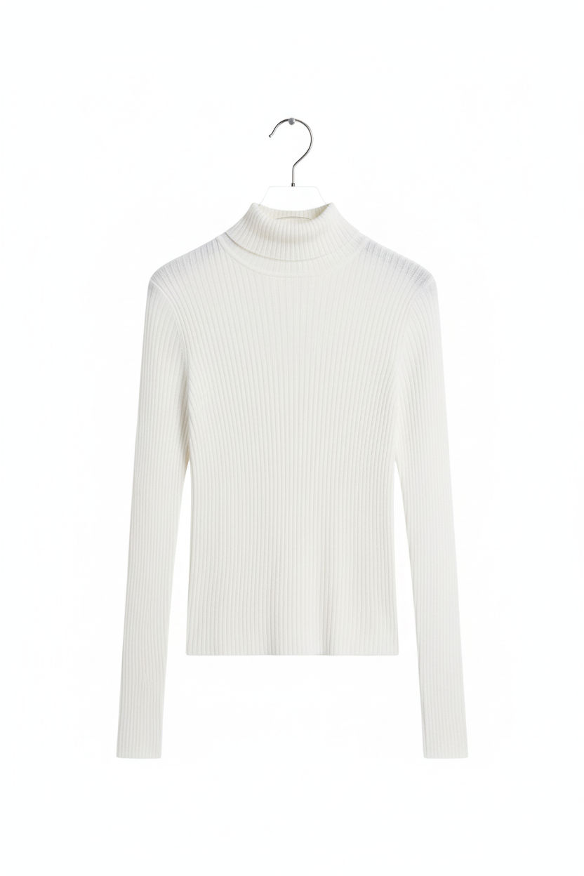 Jersey blanco en percha