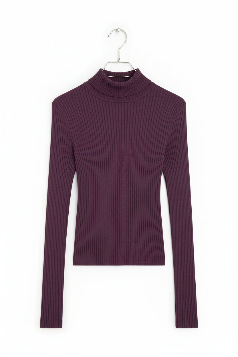 Jersey morado en percha