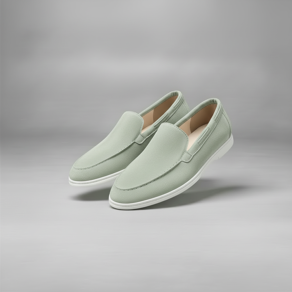 Light Sage Grey-Green Loafer