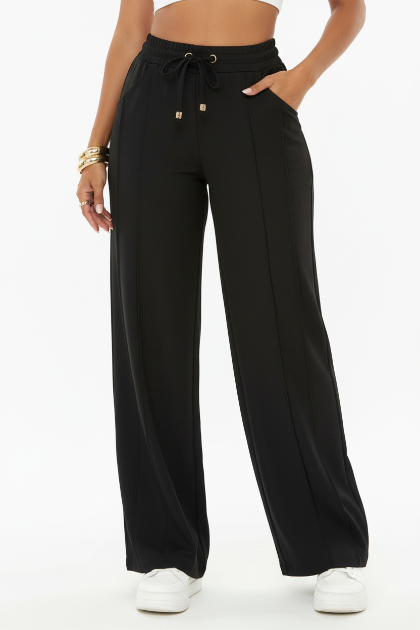 Pantalón negro con modelo