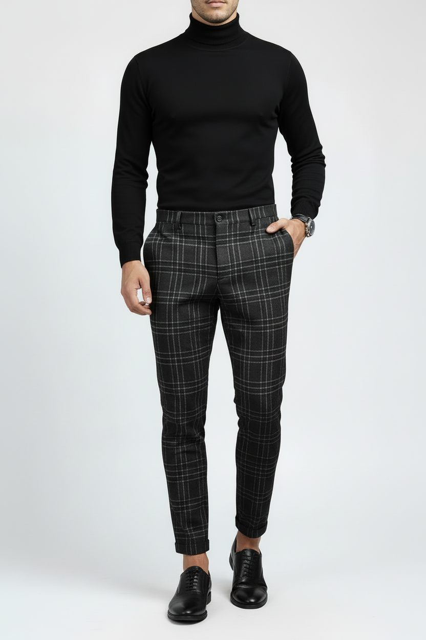 Pantalón negro cuerpo completo