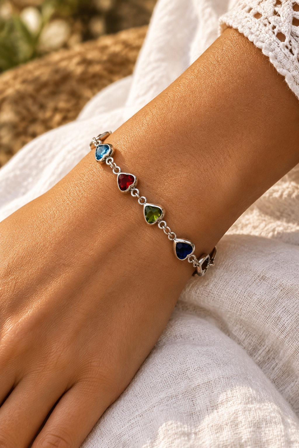 Pulsera plateada modelo 2