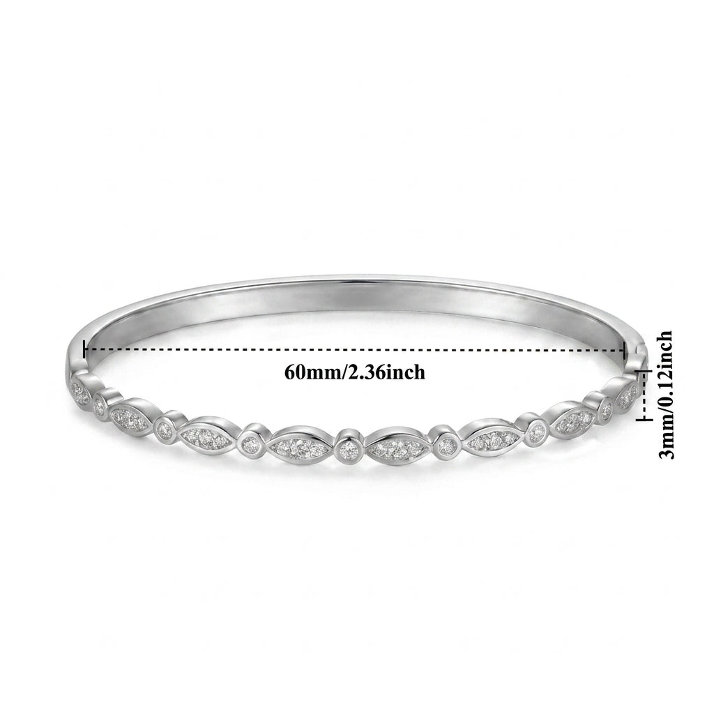 Pulsera dorada con circonitas