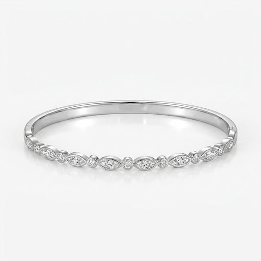 Pulsera dorada con circonitas