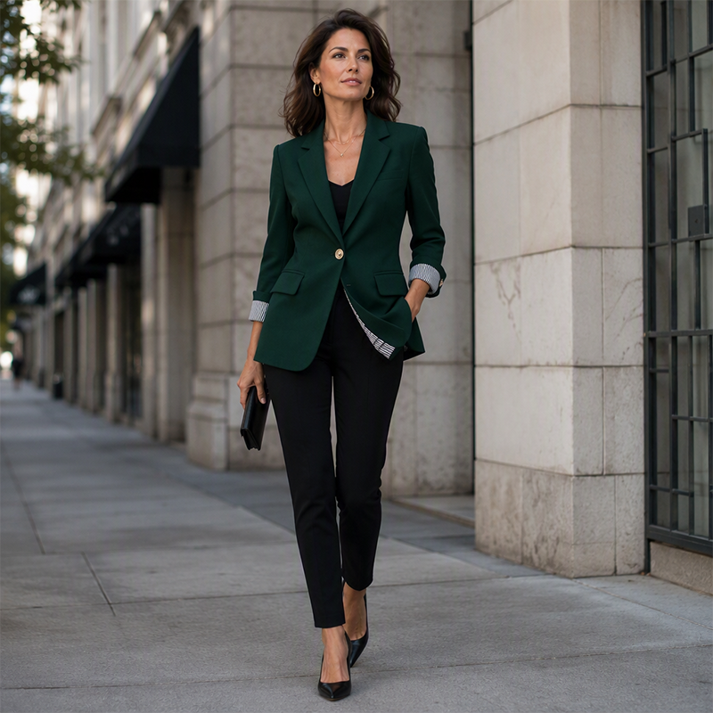Blazer ligero estructurado