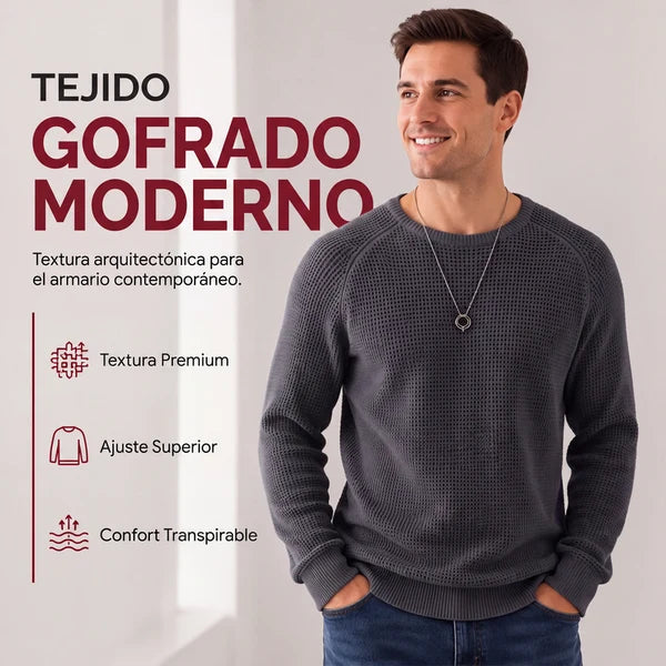 Jersey de punto gofrado